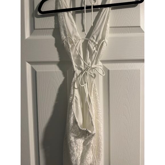 Peppermayo White Lace Tie Cut Out Dress - Picture 5 of 5